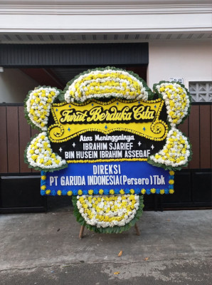 Papan Bunga Duka di Tuhemberua